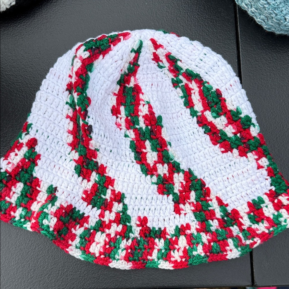 Festive Crochet Beanie Hat